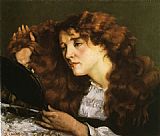 Gustave Courbet Portrait of Jo the Beautiful Irish Woman painting